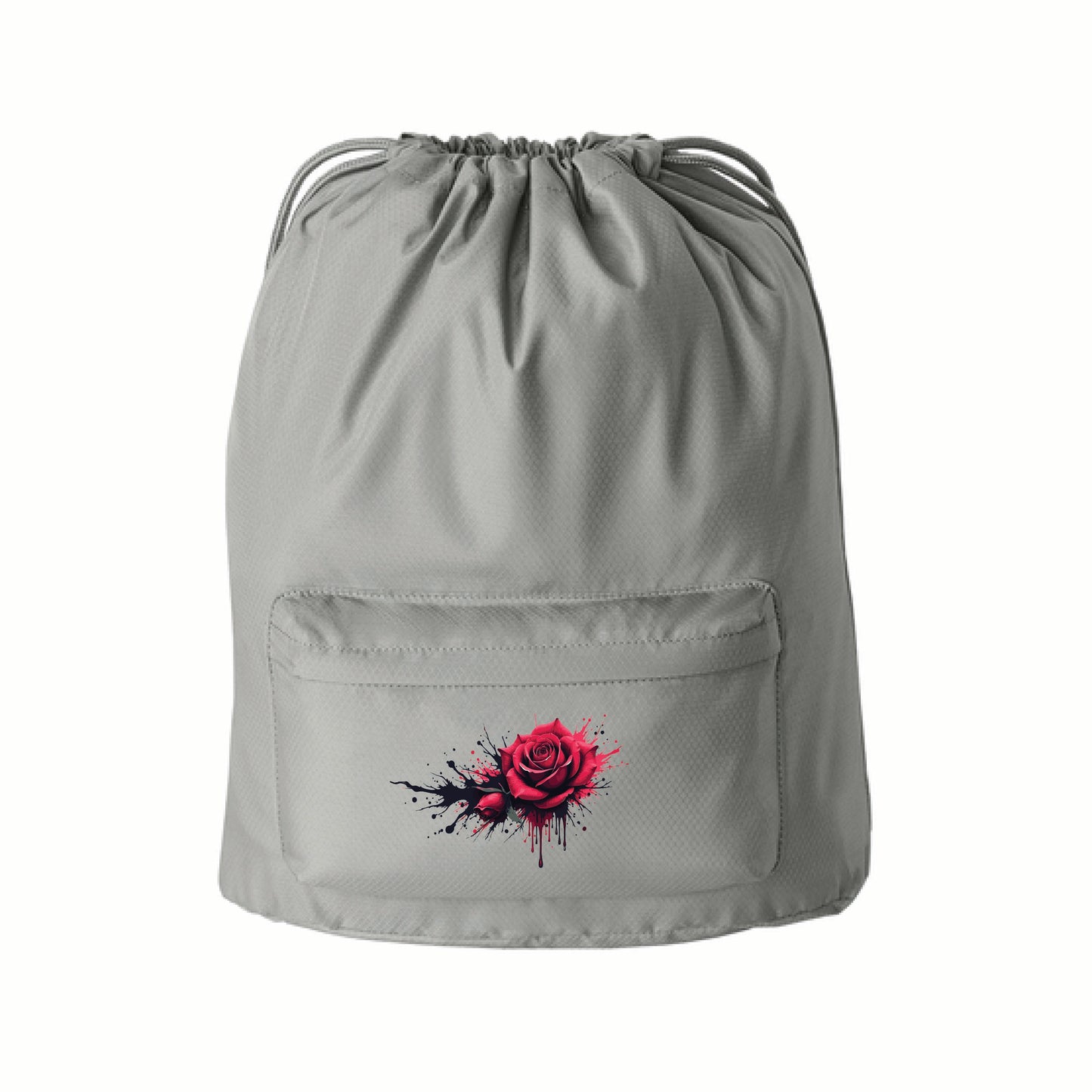 🌹 Dripping Rose Diamond Cinch Backpack | Port Authority®