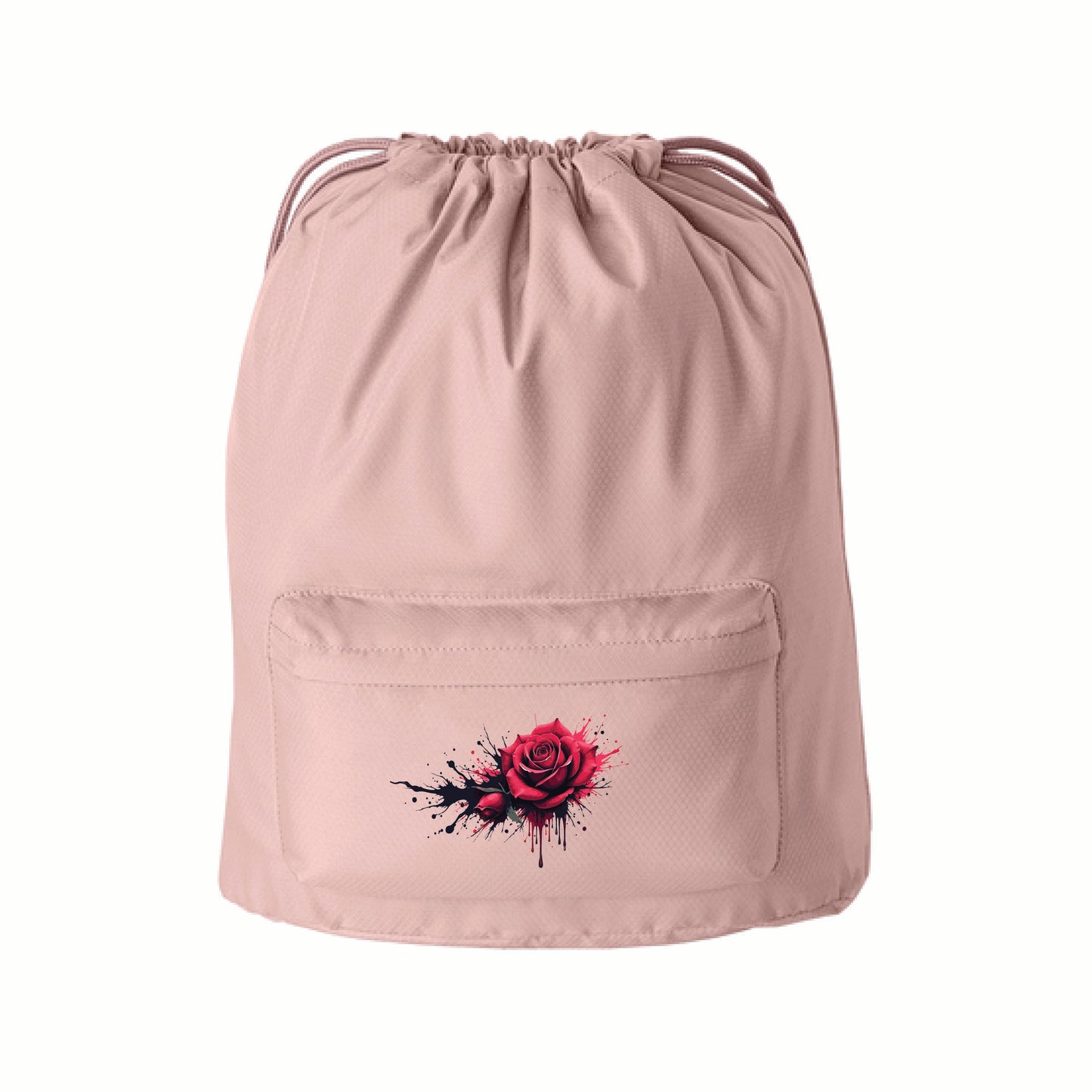 🌹 Dripping Rose Diamond Cinch Backpack | Port Authority®