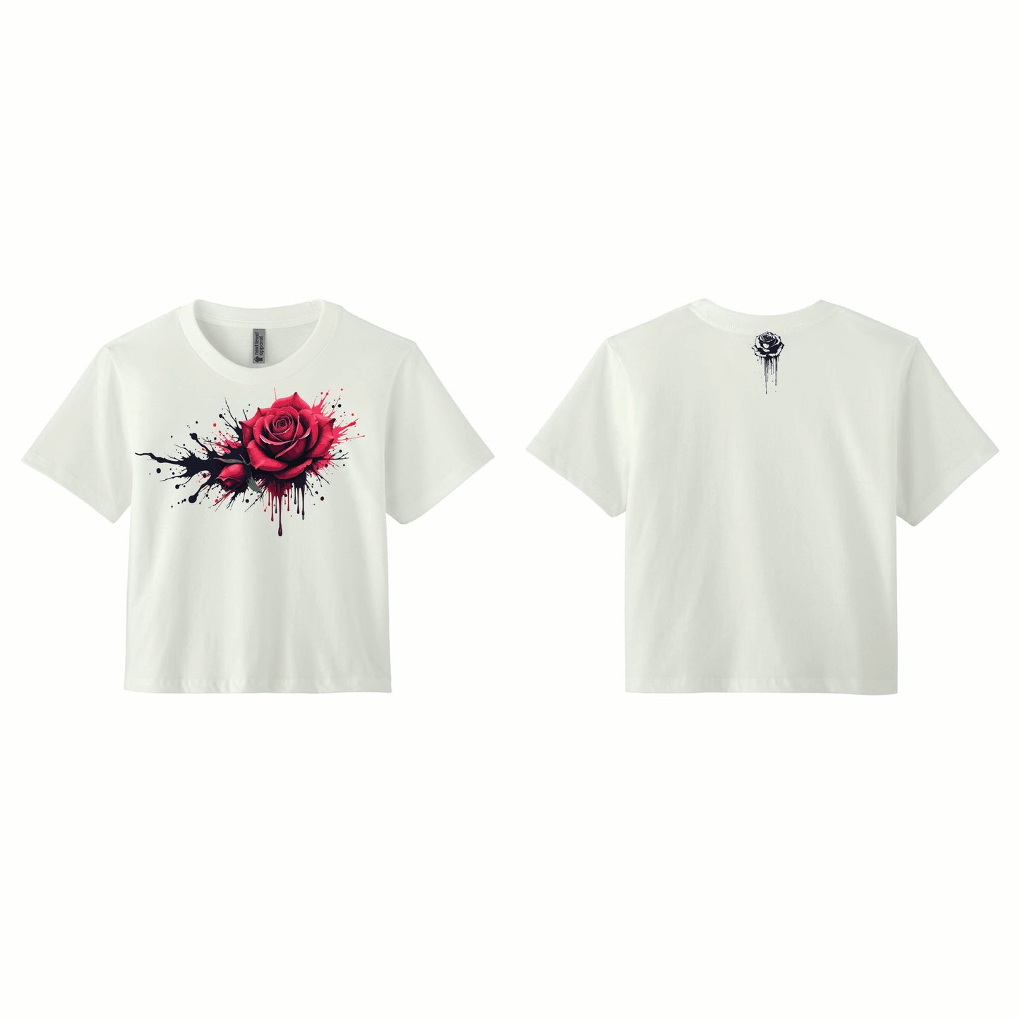 🌹 Dripping Rose Women’s Heavyweight Boxy Tee | Next Level®