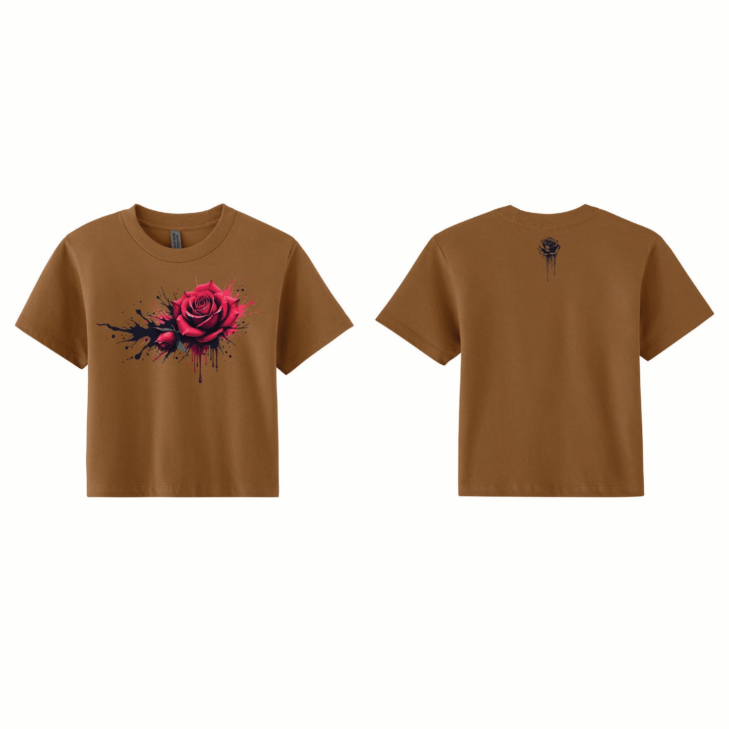 🌹 Dripping Rose Women’s Heavyweight Boxy Tee | Next Level®