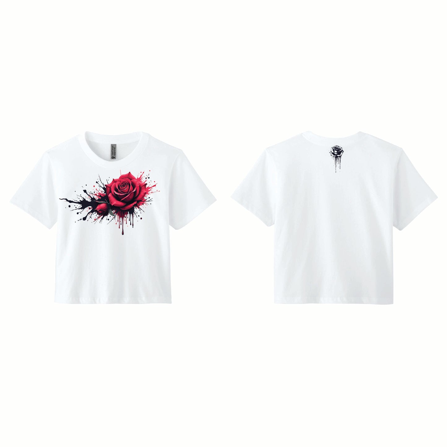 🌹 Dripping Rose Women’s Heavyweight Boxy Tee | Next Level®