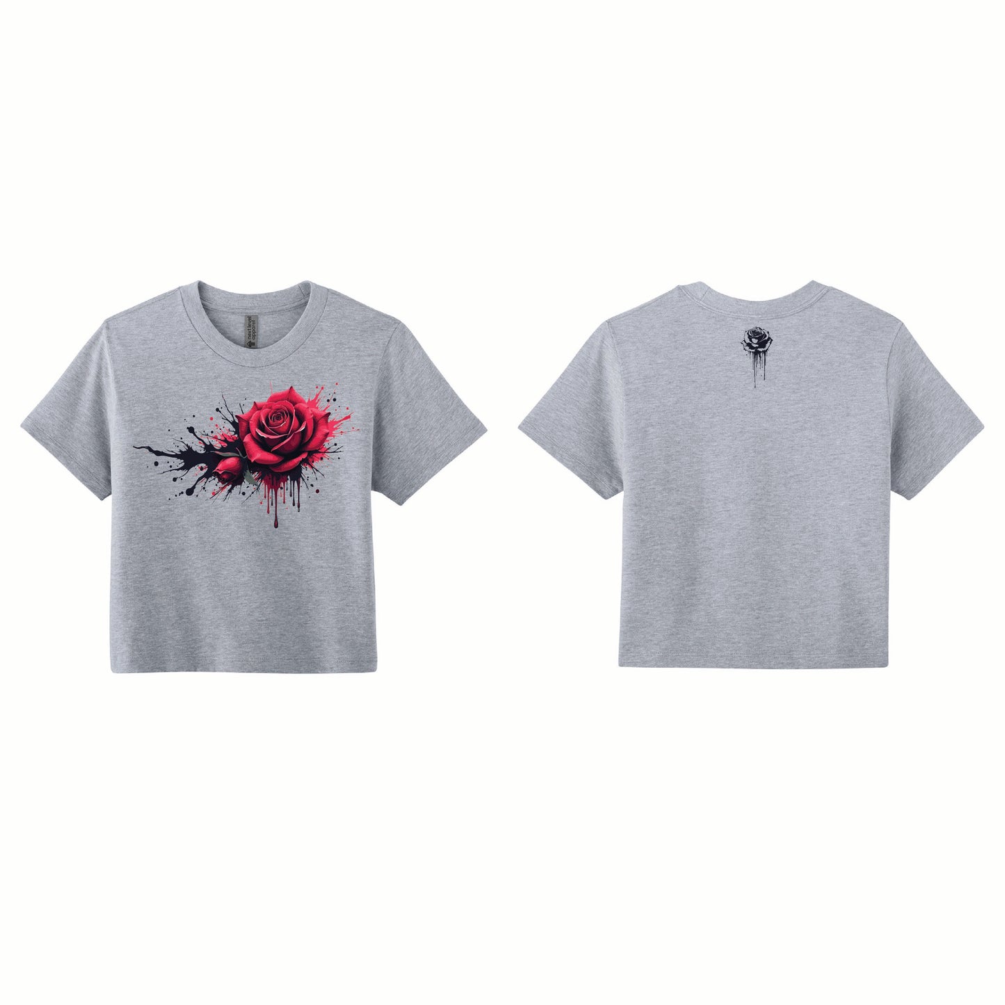 🌹 Dripping Rose Women’s Heavyweight Boxy Tee | Next Level®
