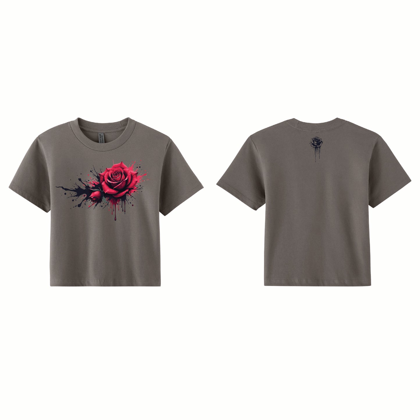 🌹 Dripping Rose Women’s Heavyweight Boxy Tee | Next Level®