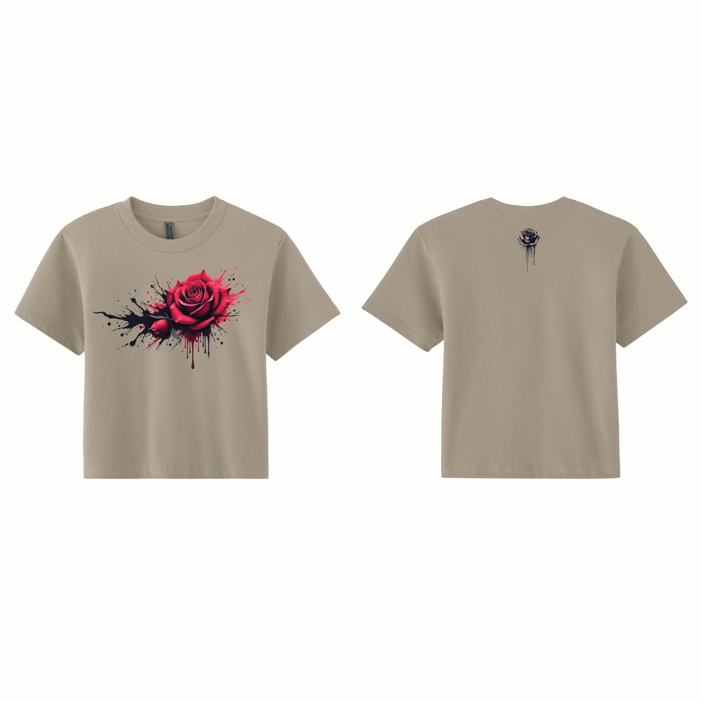 🌹 Dripping Rose Women’s Heavyweight Boxy Tee | Next Level®