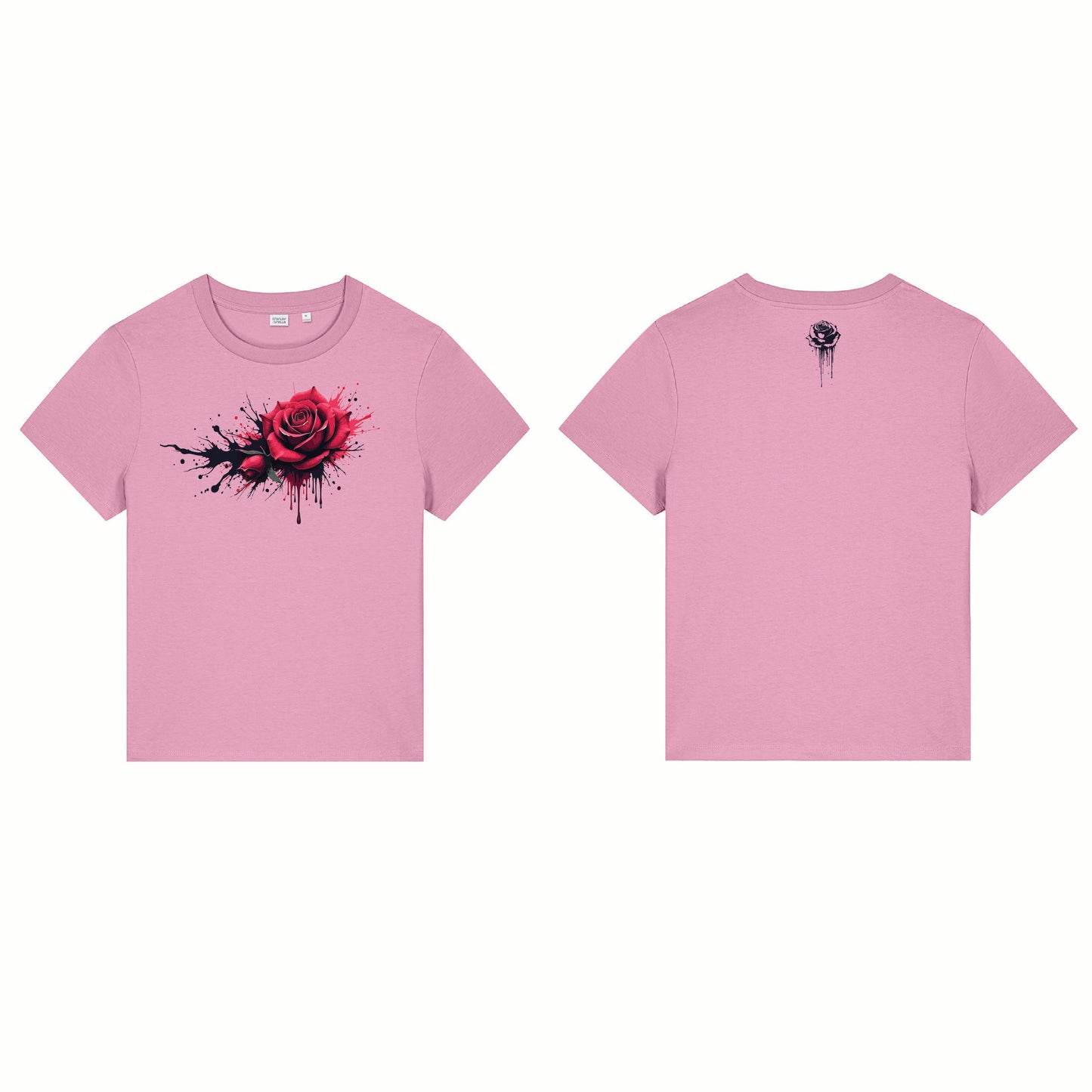 ๐น Dripping Rose Organic Cotton Tee | Stanley/Stella