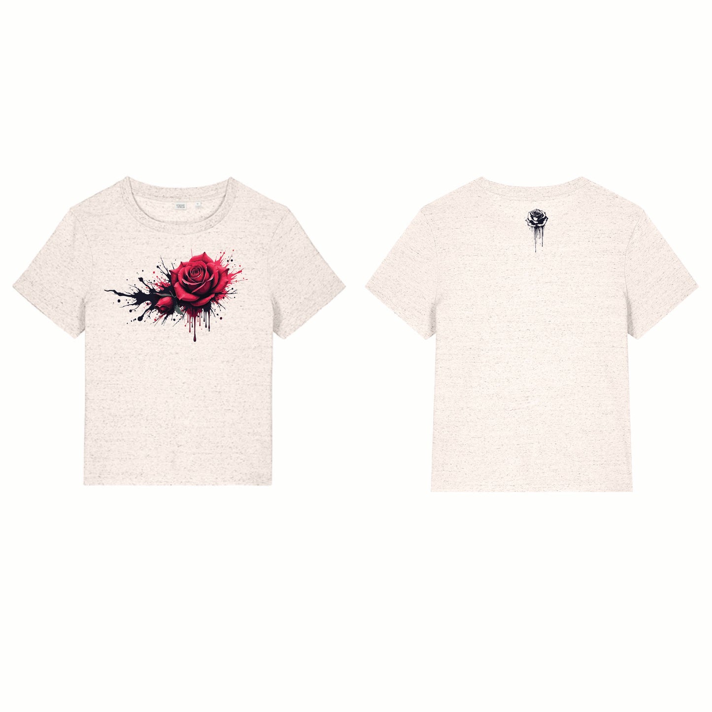 ๐น Dripping Rose Organic Cotton Tee | Stanley/Stella