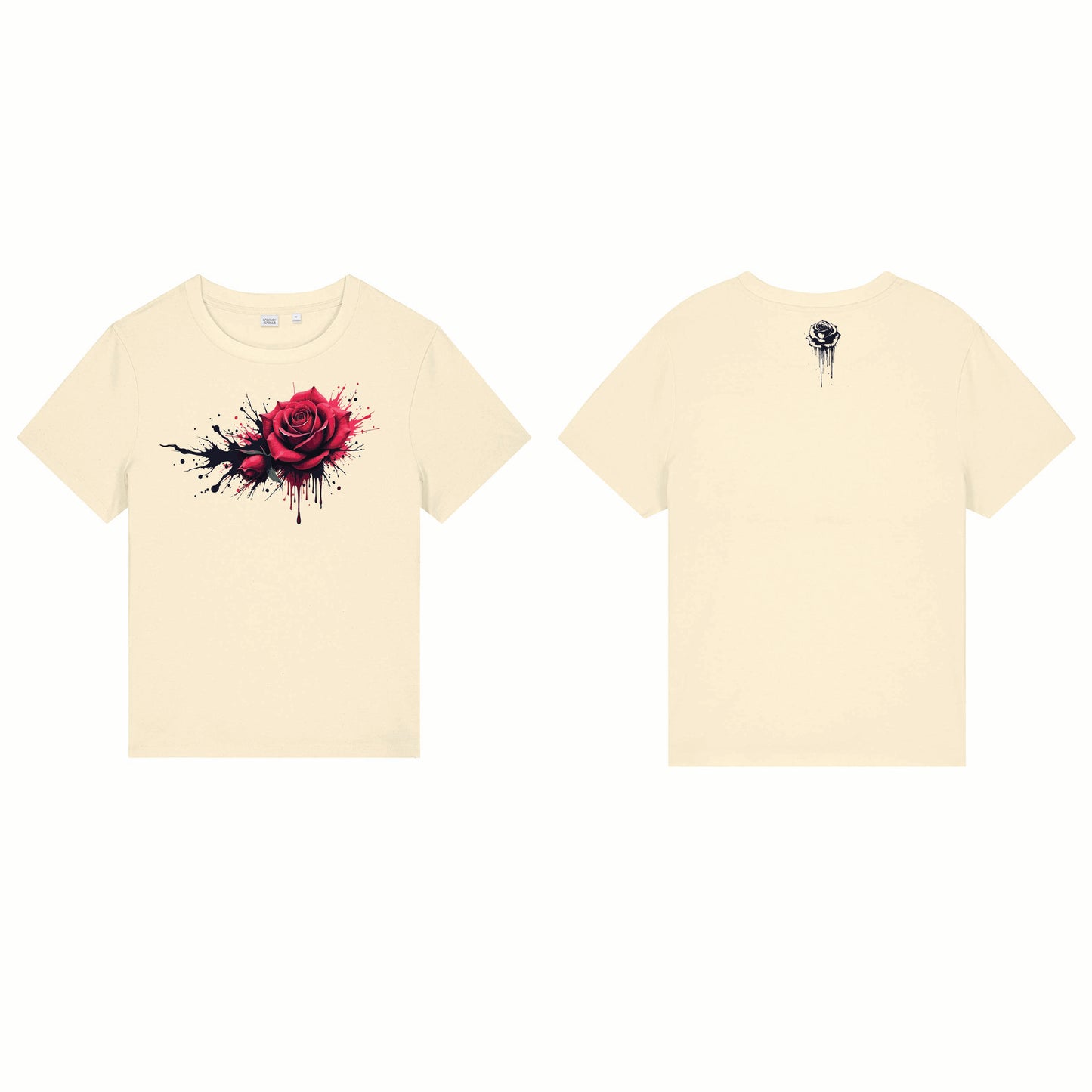 ๐น Dripping Rose Organic Cotton Tee | Stanley/Stella