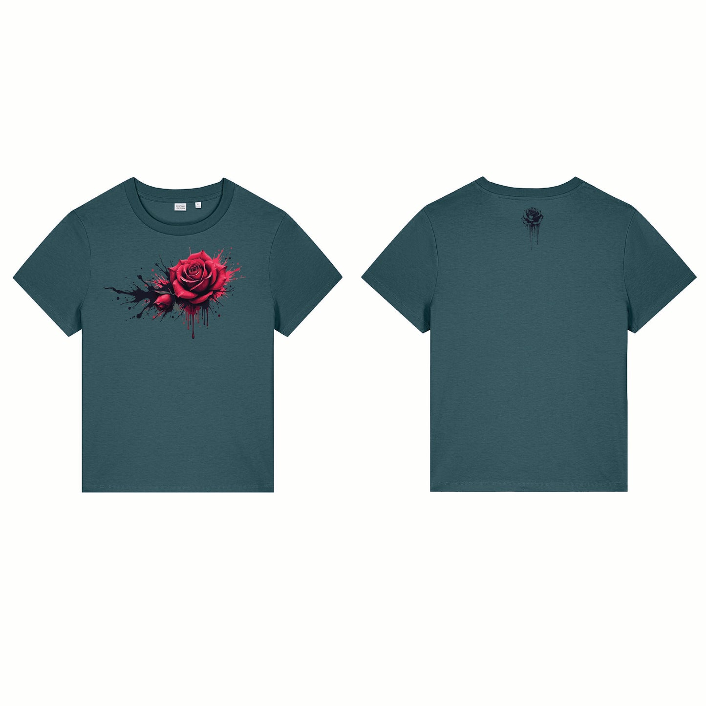 ๐น Dripping Rose Organic Cotton Tee | Stanley/Stella