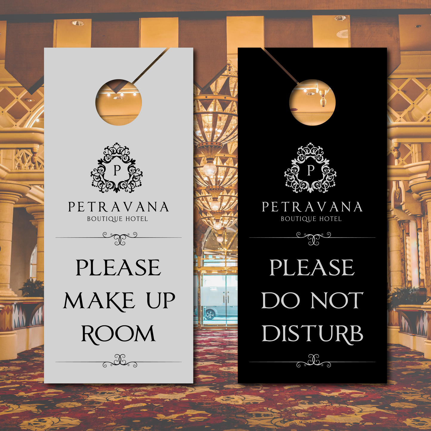 Custom Printed Door Hangers Single-Sided
