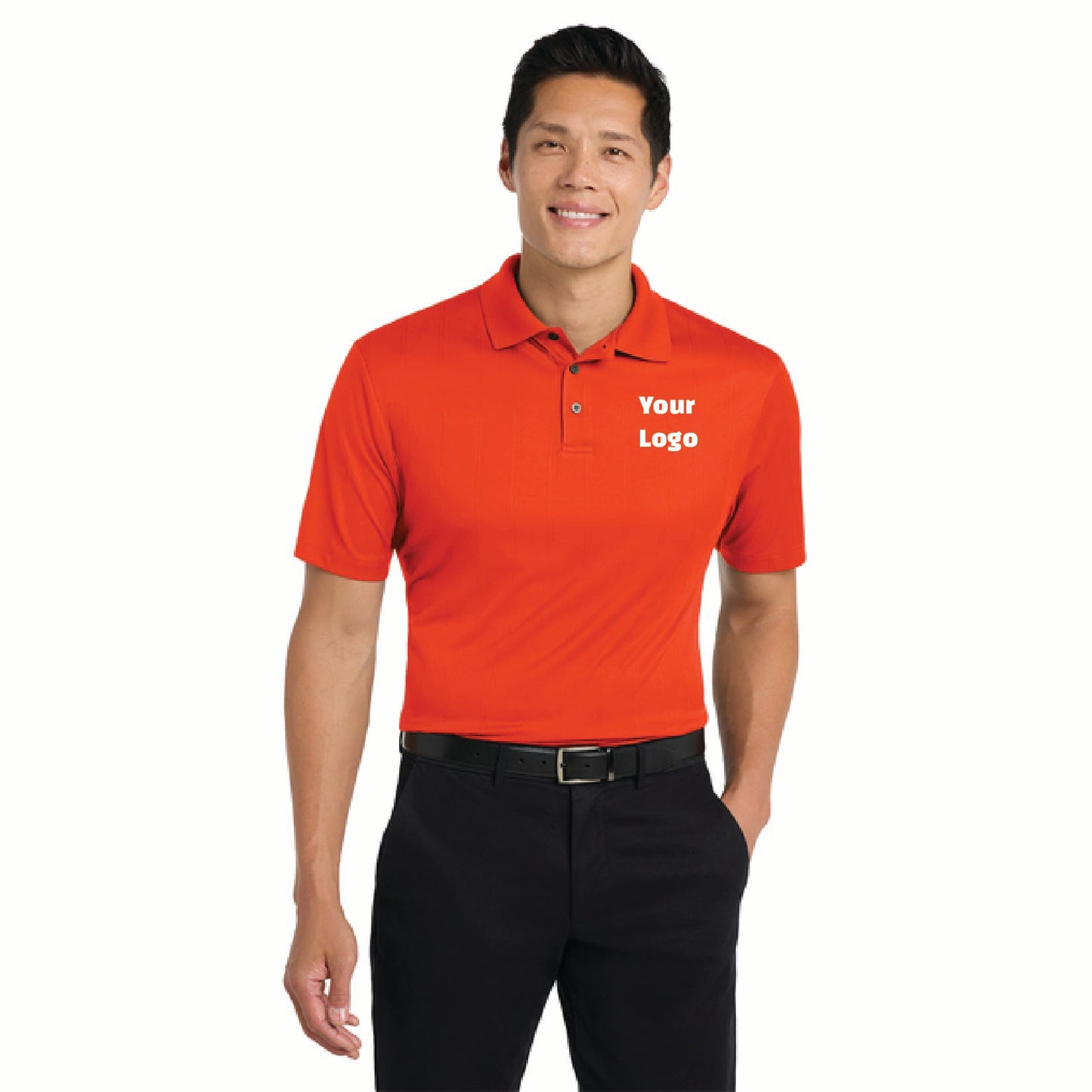 Performance Fine Jacquard Polo