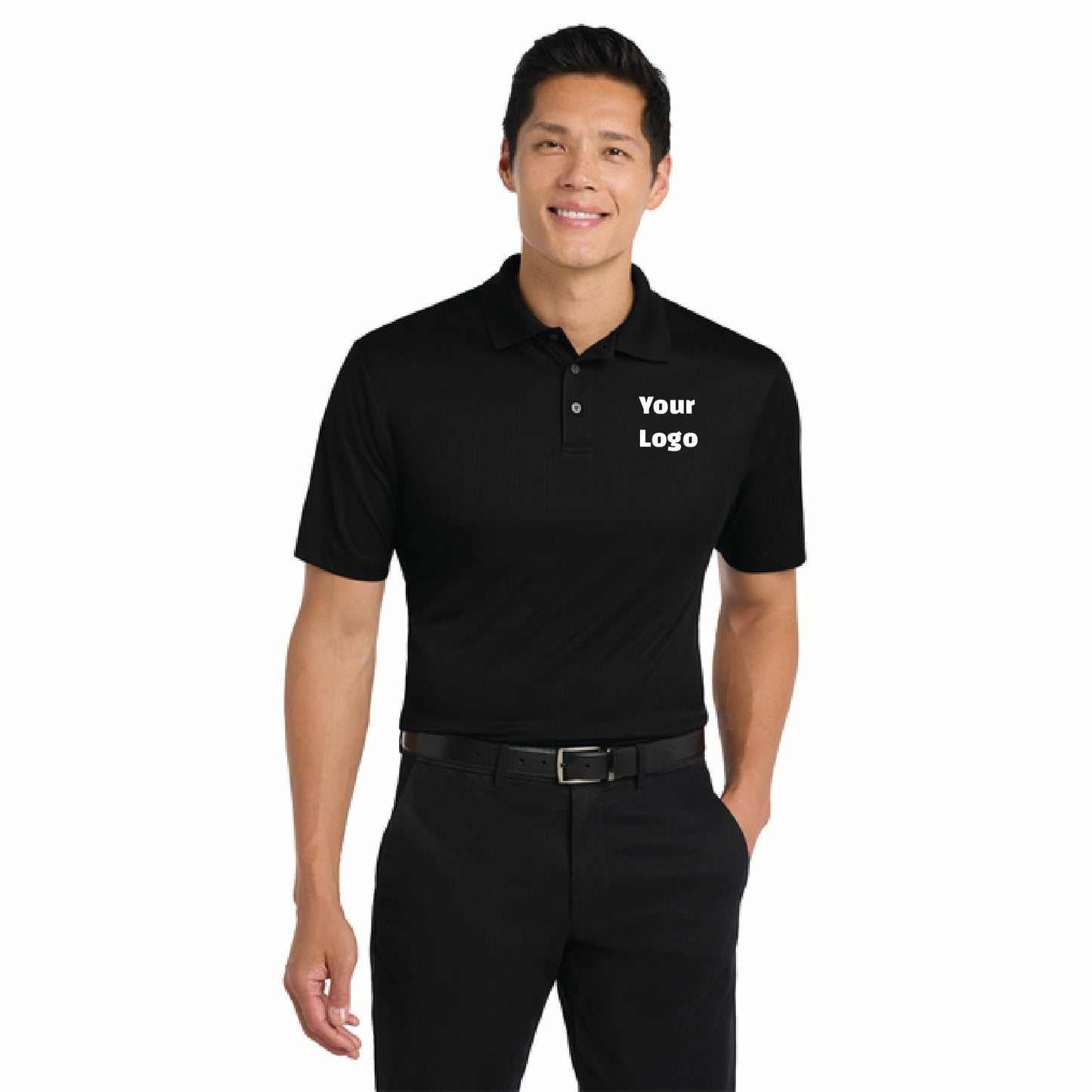 Performance Fine Jacquard Polo