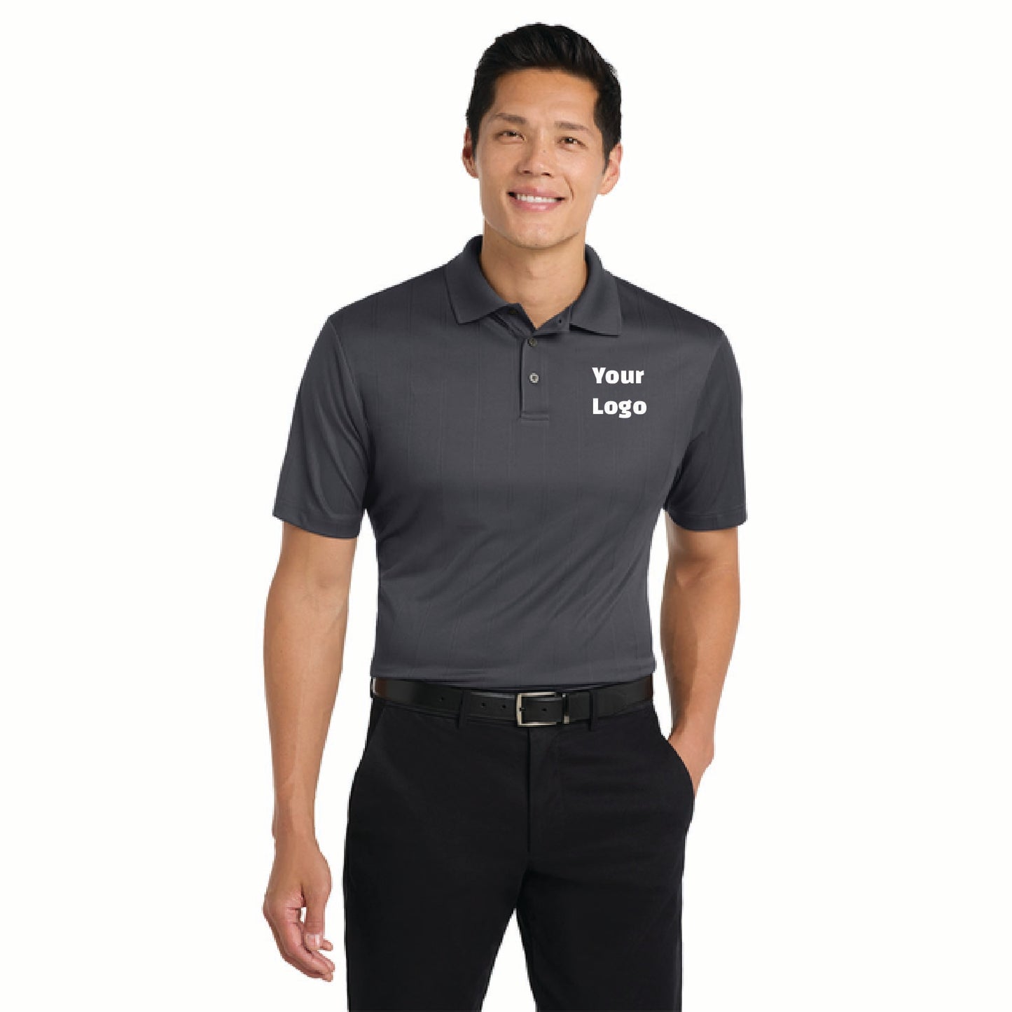 Performance Fine Jacquard Polo