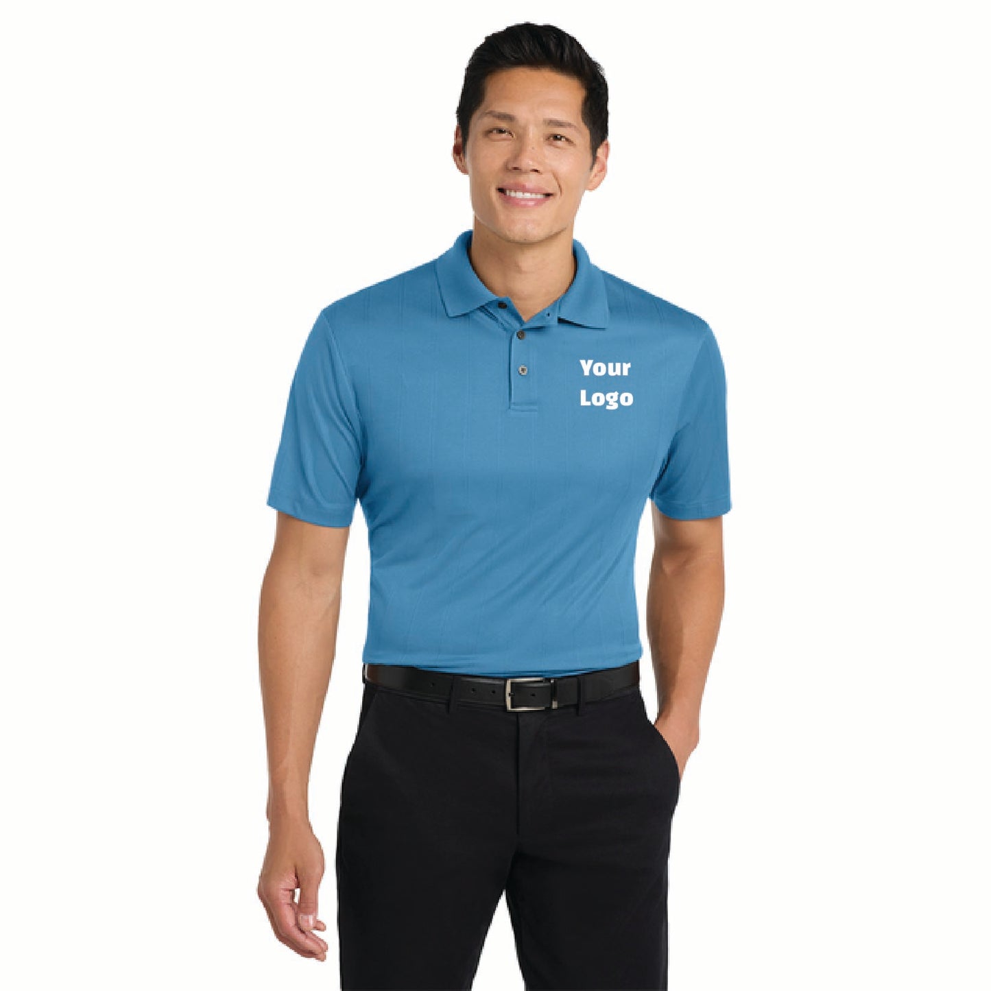 Performance Fine Jacquard Polo