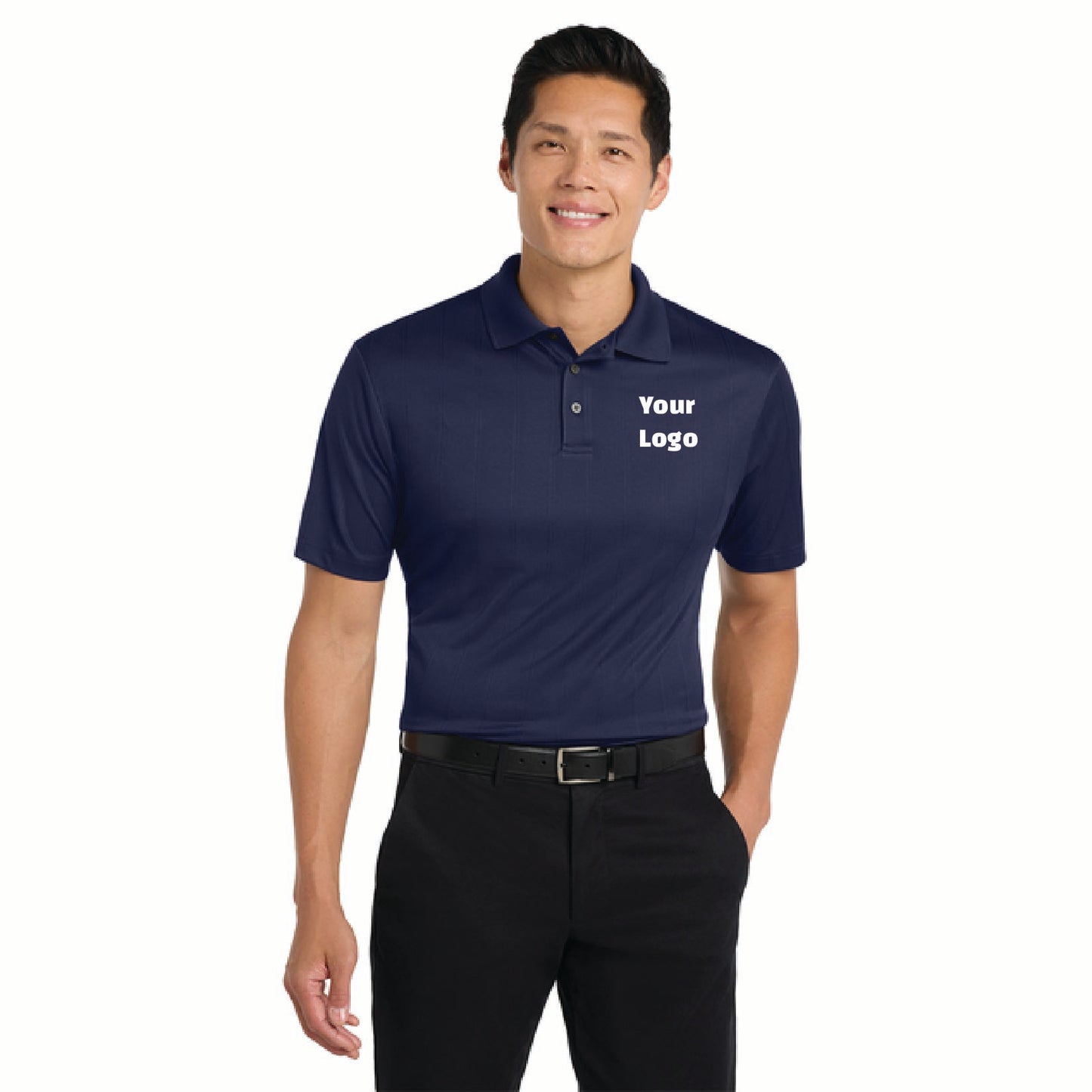 Performance Fine Jacquard Polo