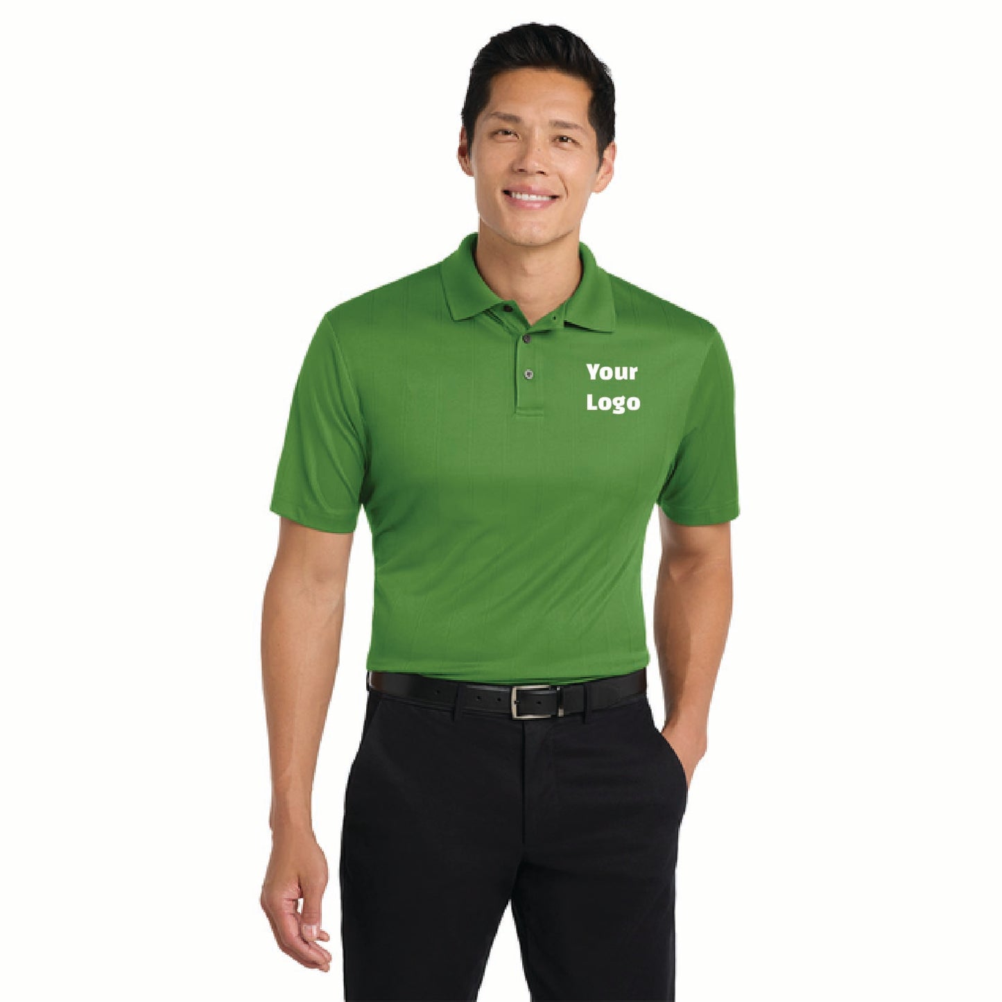 Performance Fine Jacquard Polo