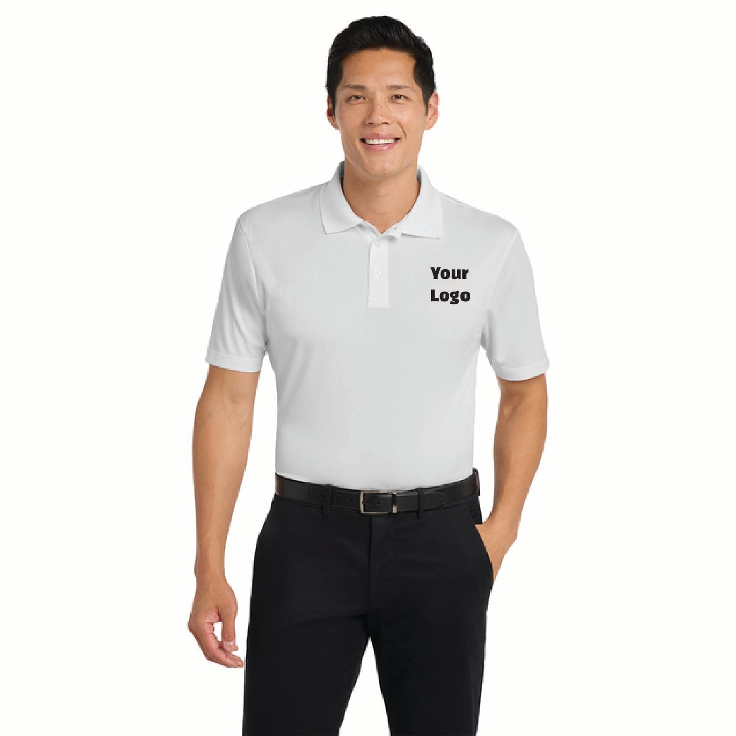 Performance Fine Jacquard Polo
