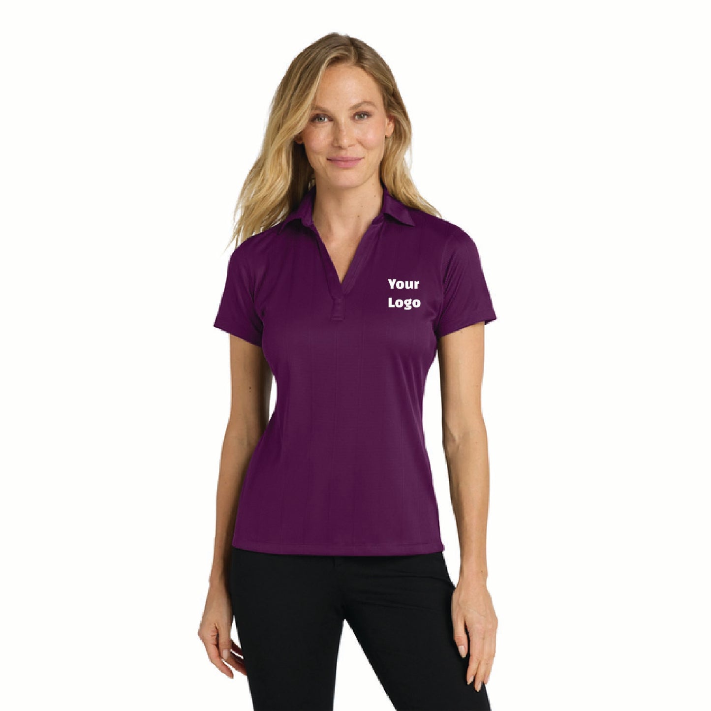 Women's Performance Fine Jacquard Polo