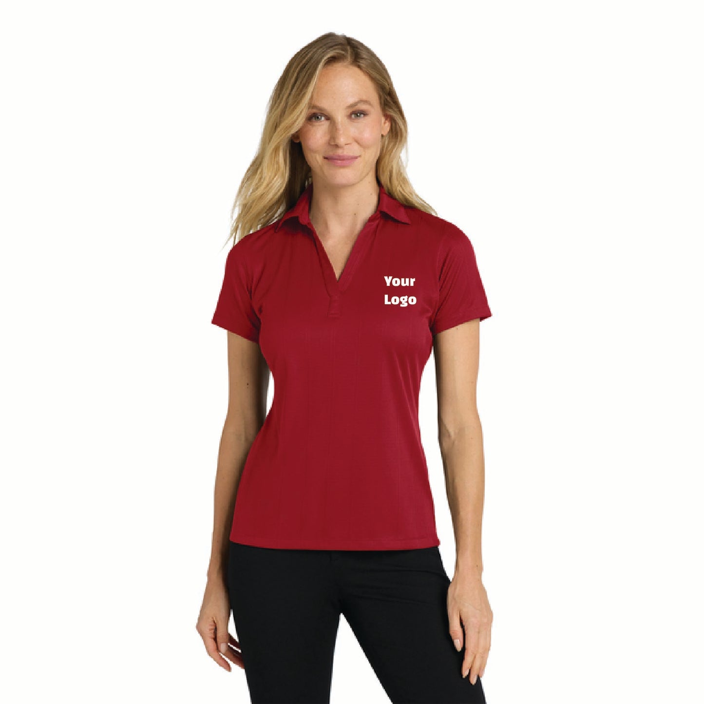 Women's Performance Fine Jacquard Polo