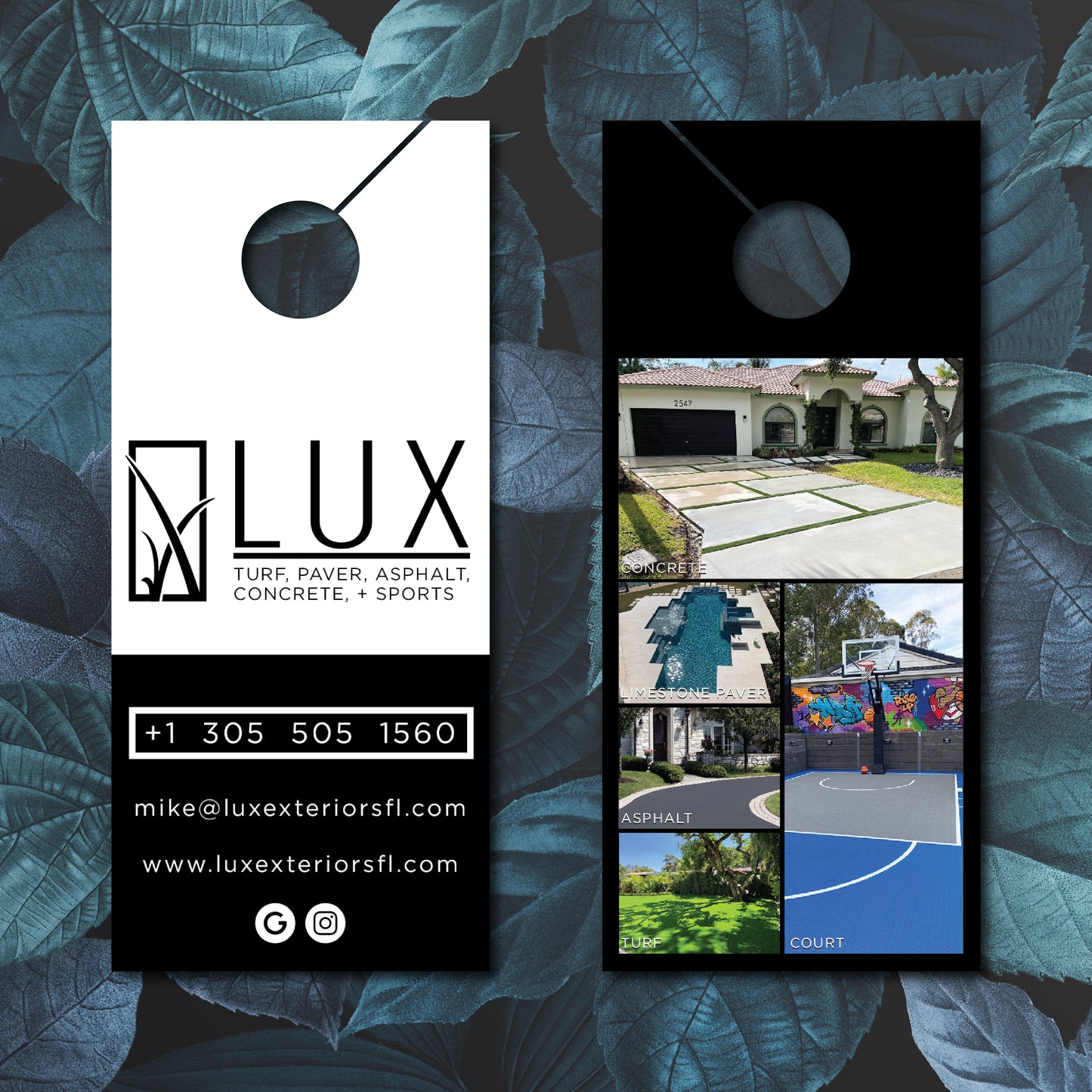 Custom Printed Door Hangers Single-Sided