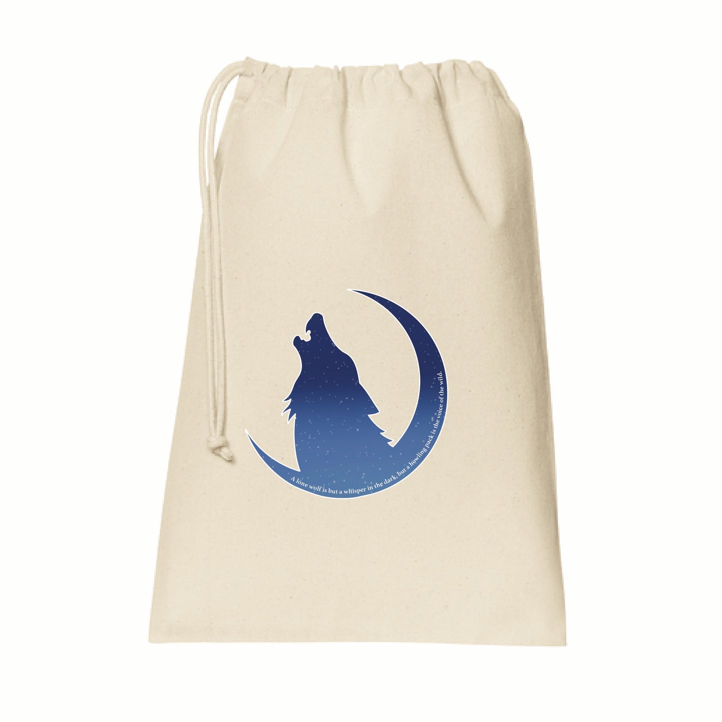 πΊ Voice of the Wild Cotton Drawstring Bag π