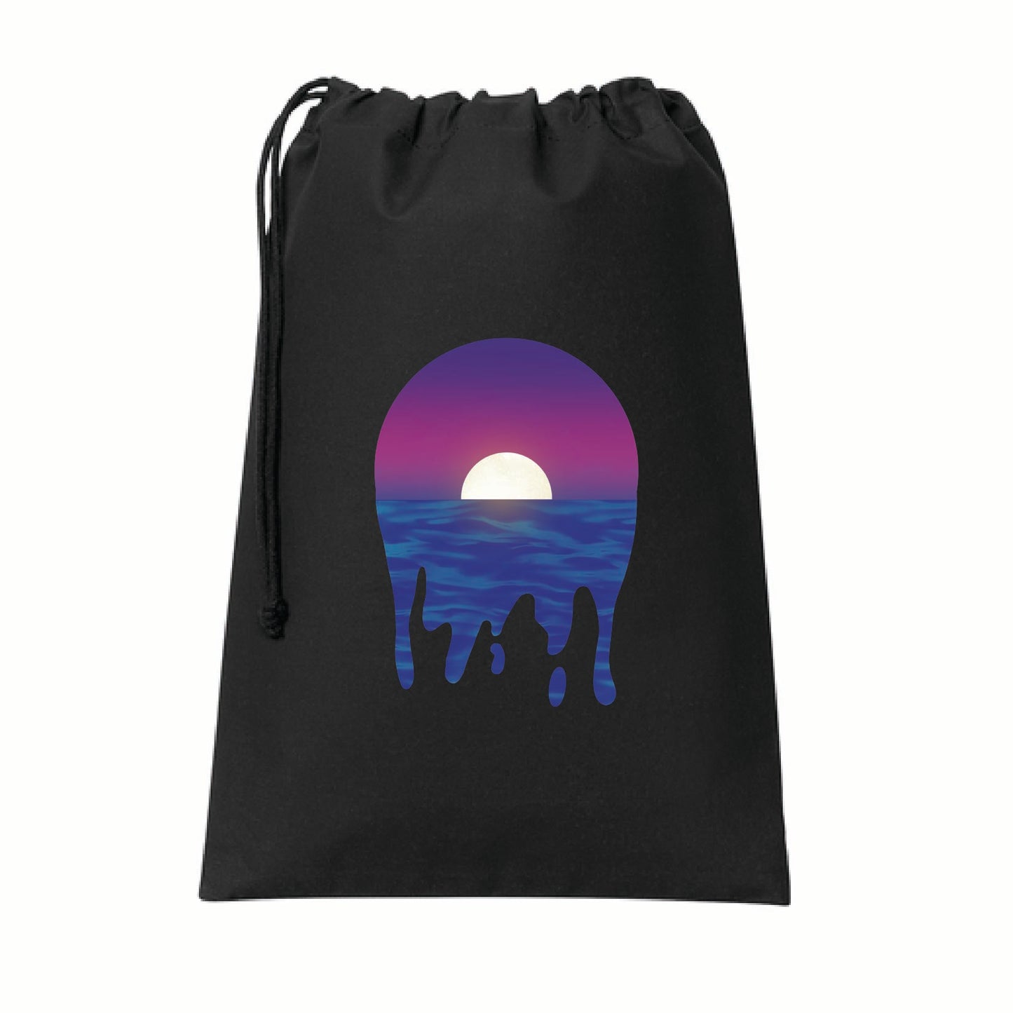 Moonlit Wanderer Cotton Drawstring Bag 🌙