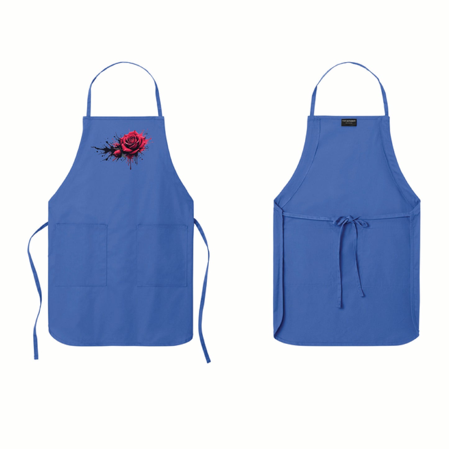 🌹 Dripping Rose Full-Length Apron | Port Authority®