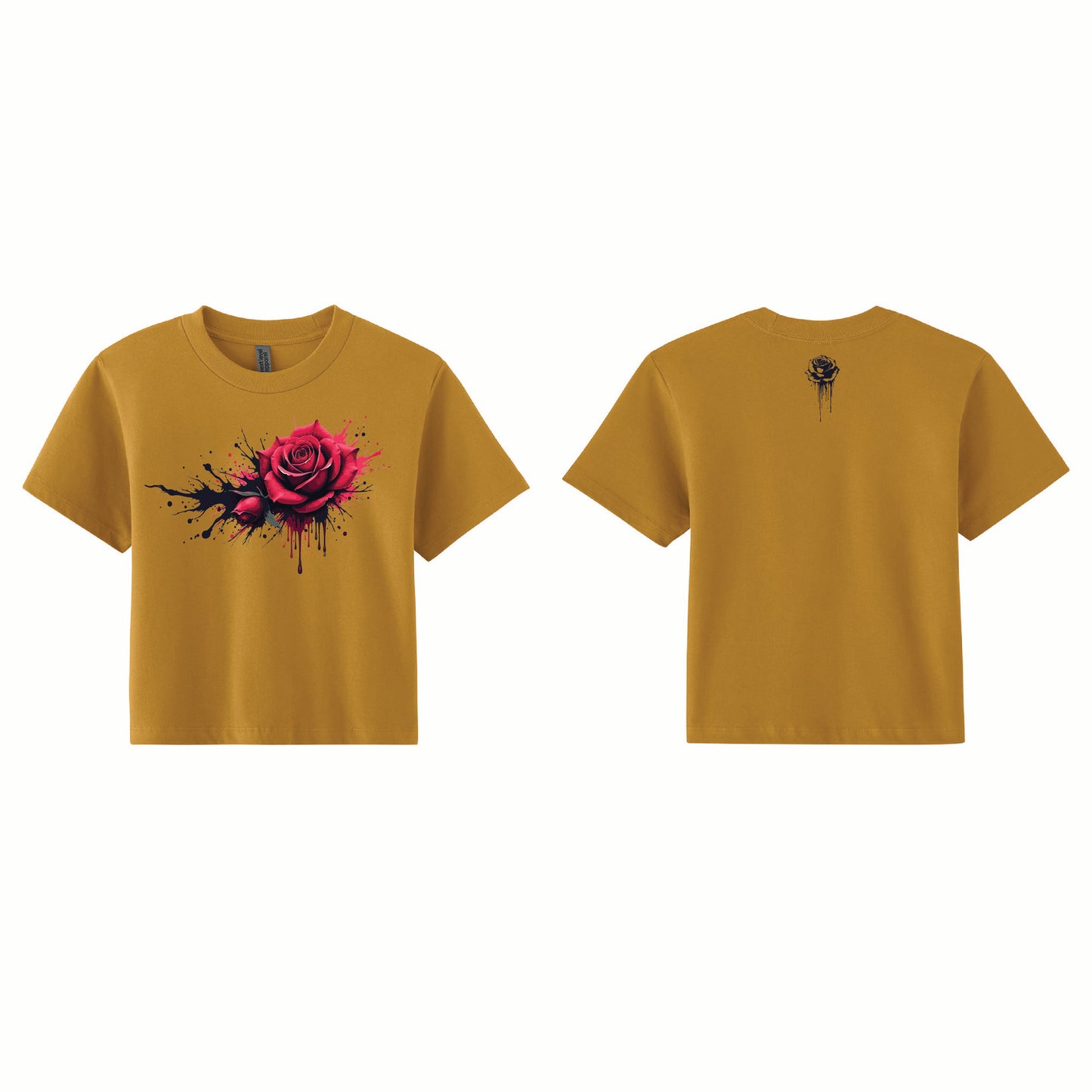🌹 Dripping Rose Women’s Heavyweight Boxy Tee | Next Level®