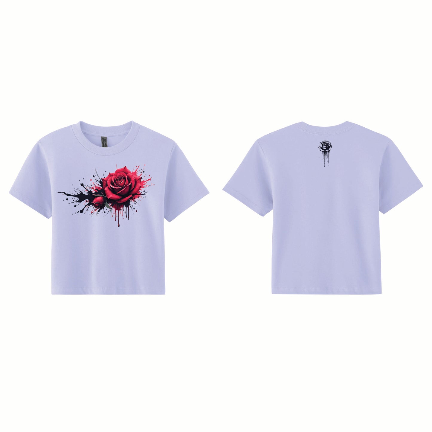 🌹 Dripping Rose Women’s Heavyweight Boxy Tee | Next Level®
