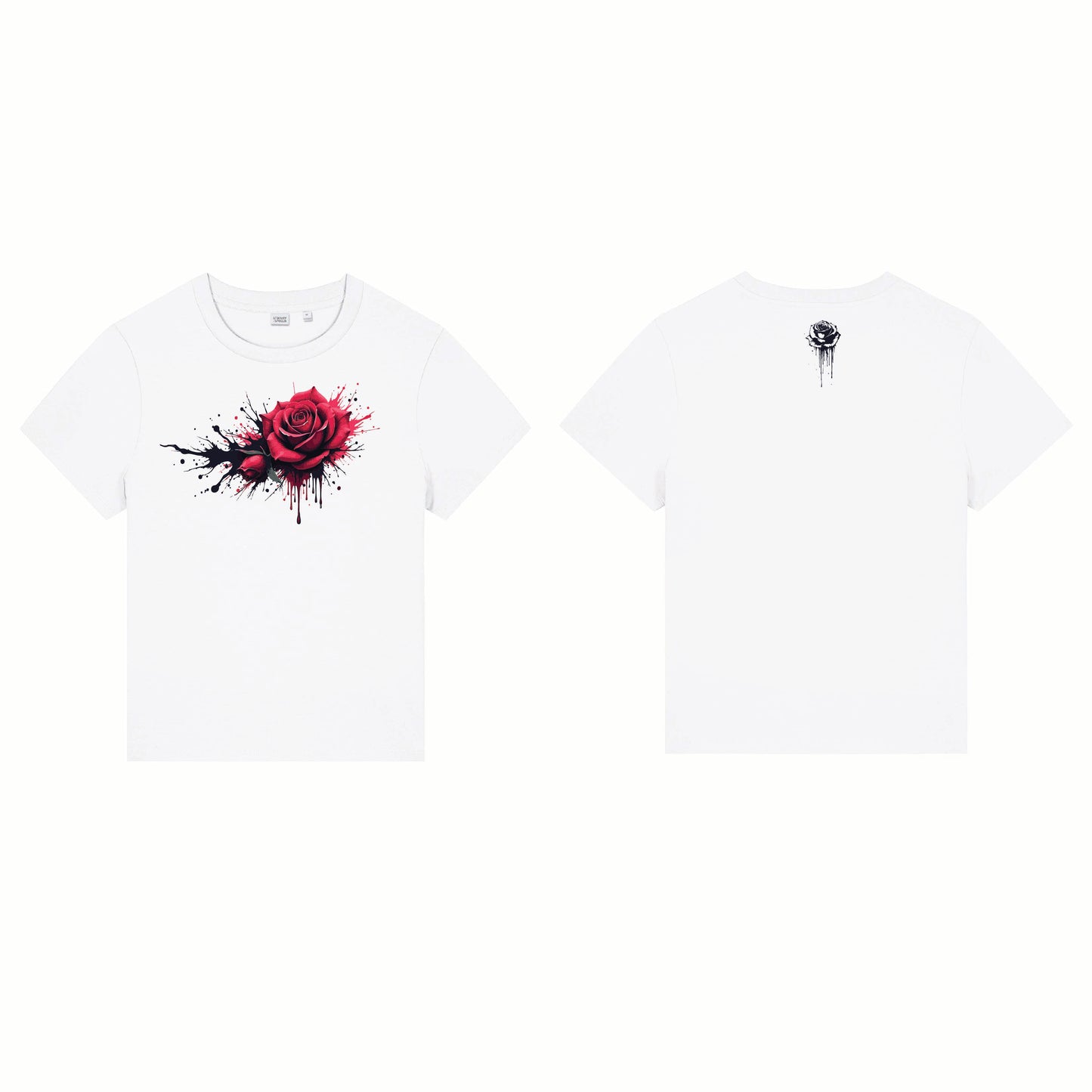 🌹 Dripping Rose Organic Cotton Tee | Stanley/Stella