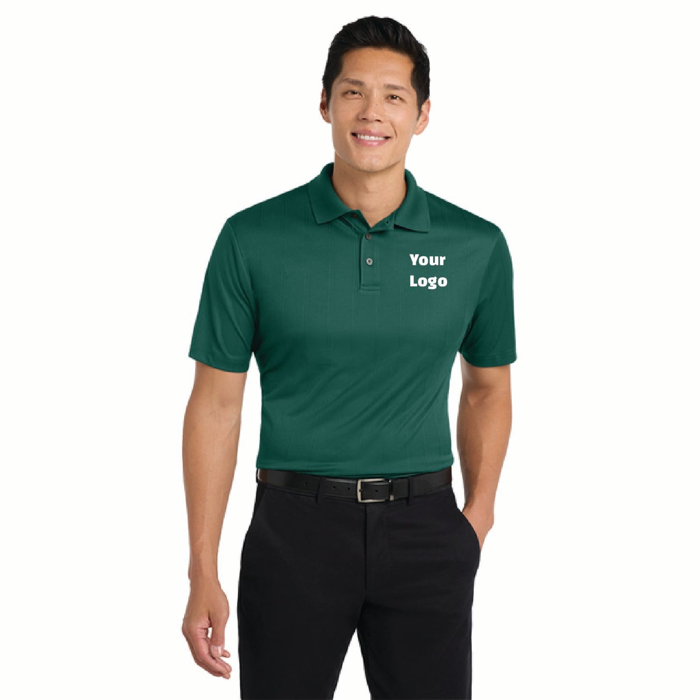 Performance Fine Jacquard Polo