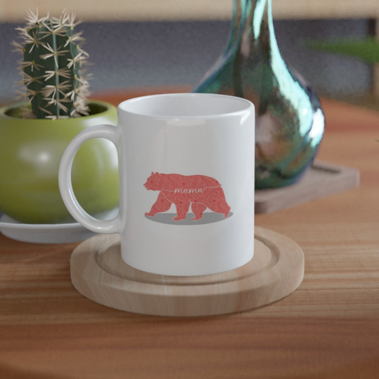 Mama Bear Coffee Mug – 11oz 🐻☕