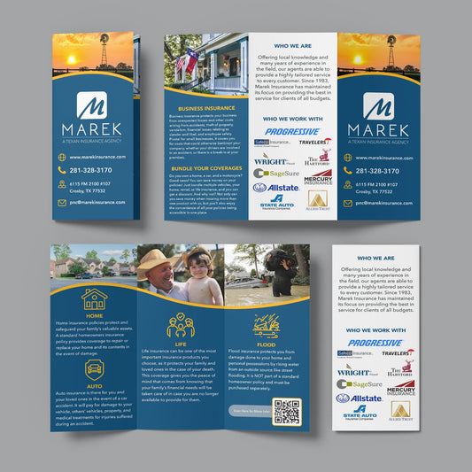 📑 Trifold Brochure Design – Informative & Eye-Catching!