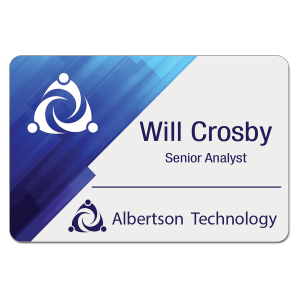 🔖 Custom 2"x3" Nametags with Magnetic Backs – Make a Lasting Impression! 🔖